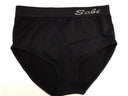 Women's high-waisted seamless briefs in lilac, pink, beige, red, white, black and navy