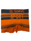 Junior seamless boxers in assorted stripes, solid and sport colours