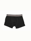 Boxers en bambou pour hommes, unis, rayés ou avec filet, en noir, marine, rouge, bleu royal et charbon
