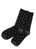 Women's printed bamboo crew socks in assorted fun designs – 6 pack