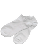 Women's low-cut bamboo socks in white, black, navy and charcoal