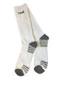 Chaussettes de sport longues en mélange de coton pour filles, en charbon, noir, blanc ou assortis – 3 paires