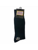 Chaussettes habillées en coton pour hommes en noir, gris et marine