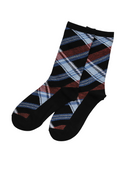 Women's printed bamboo crew socks in assorted fun designs – 6 pack