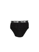 Men's classic 100% cotton briefs in grey, white and black