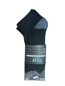 Men's short sport socks in white, black, charcoal and assorted colours – 3 pack