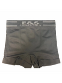 Junior seamless boxers in assorted stripes, solid and sport colours