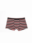 Boxers en bambou pour hommes, unis, rayés ou avec filet, en noir, marine, rouge, bleu royal et charbon