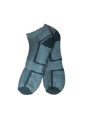 Men's short sport socks in white, black, charcoal and assorted colours – 3 pack