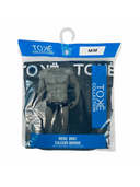 Men's classic 100% cotton briefs in grey, white and black