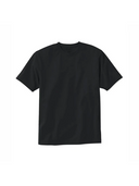 Classic 100% cotton crew t-shirt in white and black