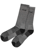 Chaussettes de sport longues en coton pour hommes en blanc, noir, charbon et couleurs assorties – paquet de 3