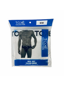Men's classic 100% cotton briefs in grey, white and black