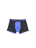 Boxers en bambou pour hommes, unis, rayés ou avec filet, en noir, marine, rouge, bleu royal et charbon