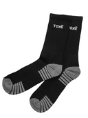 Chaussettes de sport longues en coton pour hommes en blanc, noir, charbon et couleurs assorties – paquet de 3