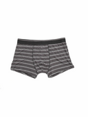Boxers en bambou pour hommes, unis, rayés ou avec filet, en noir, marine, rouge, bleu royal et charbon