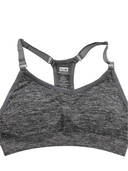 Soutien-gorge de sport pour femmes à coussinets amovibles en gris, noir, marine et blanc