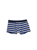 Boxers en bambou pour hommes, unis, rayés ou avec filet, en noir, marine, rouge, bleu royal et charbon