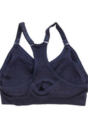 Soutien-gorge de sport pour femmes à coussinets amovibles en gris, noir, marine et blanc