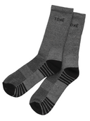Chaussettes de sport longues en coton pour hommes en blanc, noir, charbon et couleurs assorties – paquet de 3