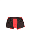 Boxers en bambou pour hommes, unis, rayés ou avec filet, en noir, marine, rouge, bleu royal et charbon