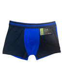 Boxers en bambou pour hommes, unis, rayés ou avec filet, en noir, marine, rouge, bleu royal et charbon