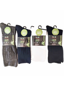 Chaussettes en bambou non serrantes pour diabétiques, en marine, noir, charbon et blanc