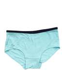 Girls bamboo boxer underwear in fuchsia, black, navy and aqua