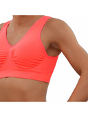 Soutiens-gorge sans couture pour femmes en plusieurs couleurs, dont noir, marine, blanc, beige et rose