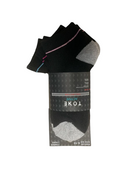 Socquettes de sport en mélange de coton pour femmes, en couleurs unies et assorties – 3 paires